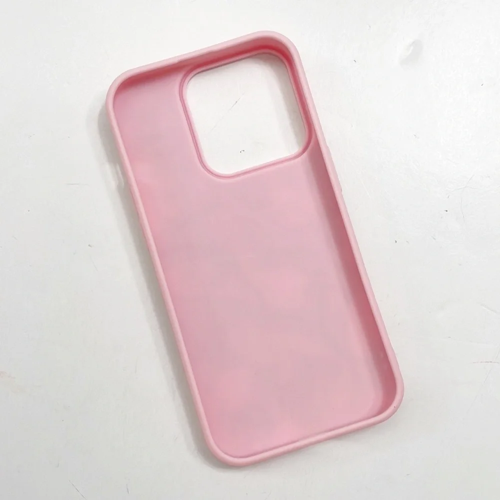 Tropical print transparent protective phone case
